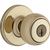 Weiser Locks Smartkey Fairfax Knob Brass Keyed Entry