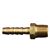 HOSE END BRASS MALE 1/4\I.D.HO"