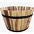 PLANTER BARREL WOOD RND 53CM