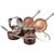 COOKWARE SETDARK COPPER 10PC