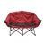 KUMA BEAR BUDDY DOUBLE CHAIR RED/BLACK PLAID