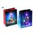 MED LED VERTICAL XMAS BAG - 2 ASST XMAS TREES