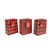 MEDIUM GIFT BAGS - 3 ASST  BUFFALO PLAID