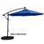 10 FT STEEL OFFSET UMBRELLA BLUE