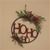 22"H Metal "HO HO HO" Wall Hanging