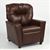 JCooper USA Kids Recliner Brown Vinyl