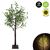 Danson Décor Solar Olive Tree With 156 Microdot Led Lights
